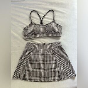 Alo yoga houndstooth 2 piece set